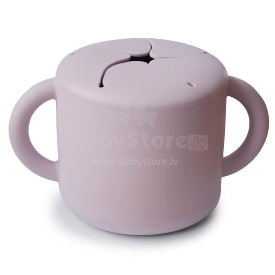 Mushie Snack Cup Silicone  Art.2340442 Силиконовый контейнер  с крышкой Click Lock.