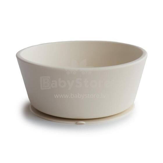 Mushie Silicone Suction Bowl Art.2330094 Silicone bowl with suction cup