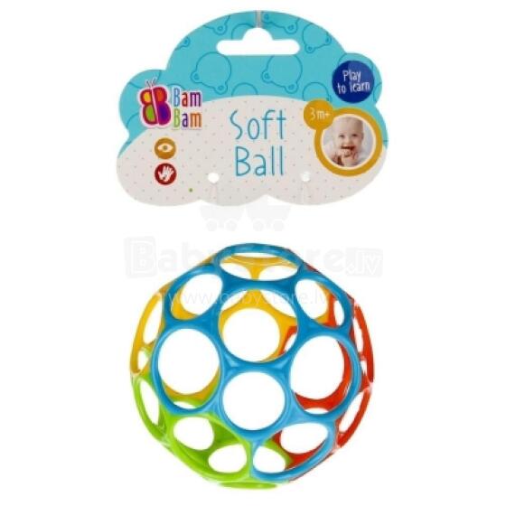BAM BAM 515062 Rainbow Rubber Ball