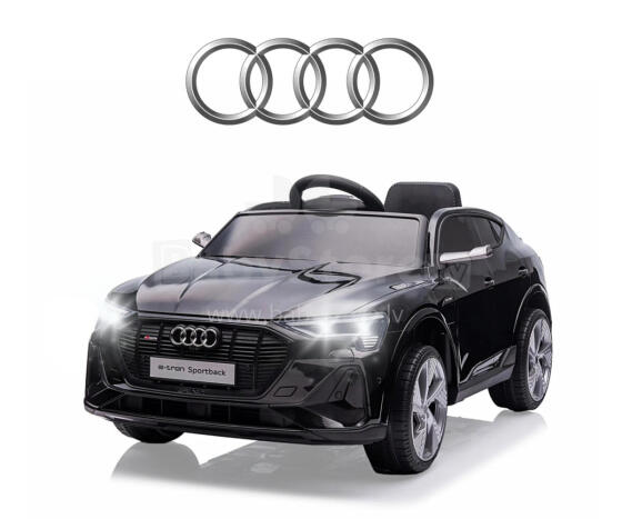 MILLY MALLY 5737 Akumulatora transportlīdzeklis Audi E-Tron Sportback 4x4 Melns
