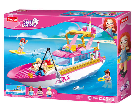 Sluban Constructor, Luxury Yacht, 212 pcs.