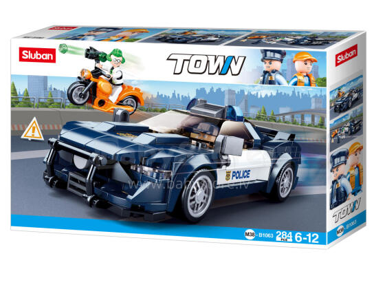 Sluban konstruktors, Policijas automašīna, 284 det.