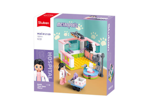 Sluban Constructor, Animal Clinic, 103 pcs.