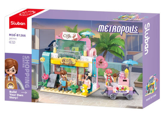Sluban Constructor, Café and Ice Cream Parlor, 241 pcs.