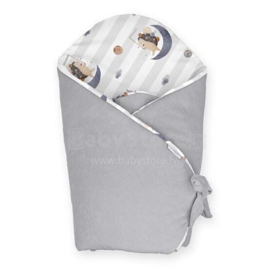 ALBERO MIO Baby Swaddle CP3 Moon Hedgehog