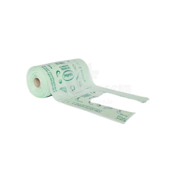 Maisiņi dārzeņiem un augļiem kompostējami BioBag (300 gab. rullī) 13mkr. 34x42cm zaļi 