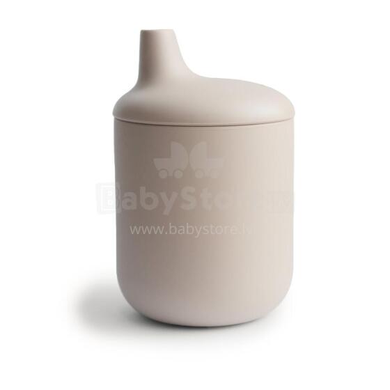 Mushie Silicone Sippy Cup Art. 2480182 Sand Silikona mācību krūze, 175ml