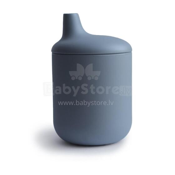 Mushie Silicone Sippy Cup Art.2480203 Tradewinds Silikona mācību krūze, 175ml