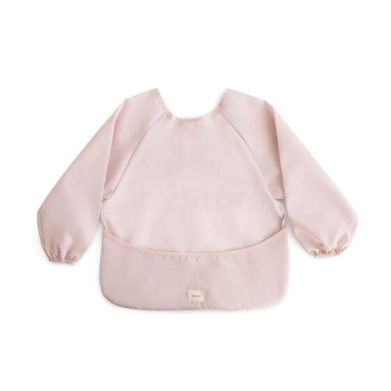 Mushie Long Sleeve Bib Art.101476 Blush Bērnu lacīte / priekšautiņš ar rociņām