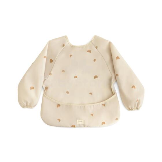 Mushie Long Sleeve Bib Art.101482 Rainbow  Детский слюнявчик  с рукавами