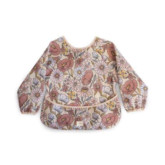 Mushie Long Sleeve Bib Art.101901 Retro Flowers