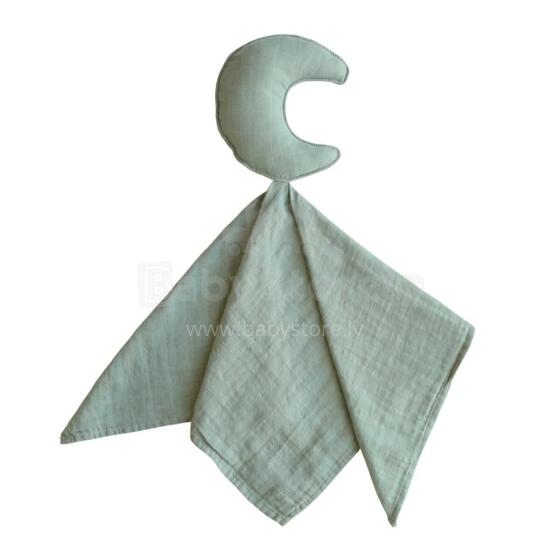 Mushie Lovey Cuddle Blanket Art.2190329 Roman Green Soft cloth for sleeping