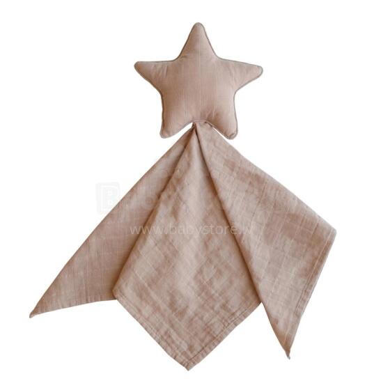Mushie Lovey Cuddle Blanket Art.2190333 Natural  Soft cloth for sleeping