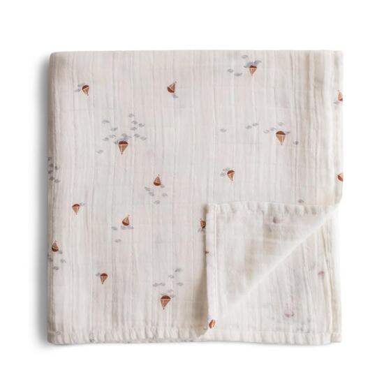 Mushie Muslin Swaddle Art.2200443 Boats
