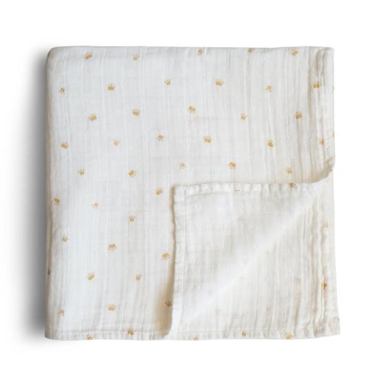 Mushie Muslin Swaddle Art.2200549 Crowns