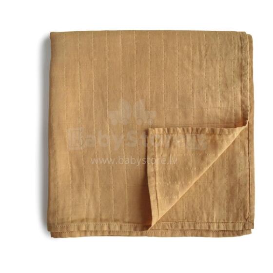 Mushie Muslin Swaddle Art.2200073 Yellow