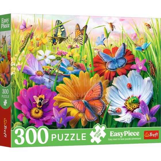 TREFL Puzzle EasyPiece Insects in the Meadow, 300 pcs