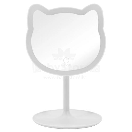 INNOGIO GIO-758CAT-W Cosmetic Mirror GIOperfect White Cat NEW