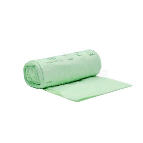 Atkritumu maisi kompostējami BioBag 30L (25 gab. rullī) 12mkr. 50x60cm zaļi 