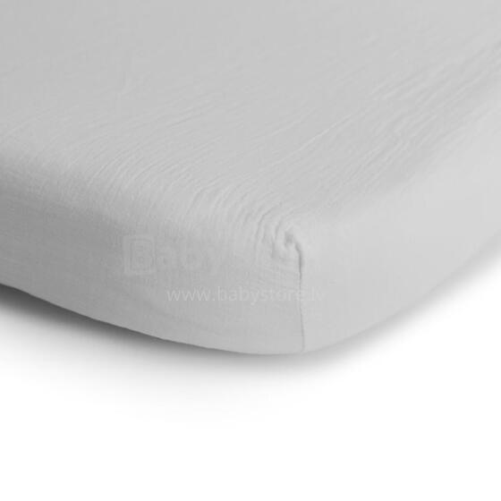 Mushie Crib Cotton Sheet  Art.2216215 White