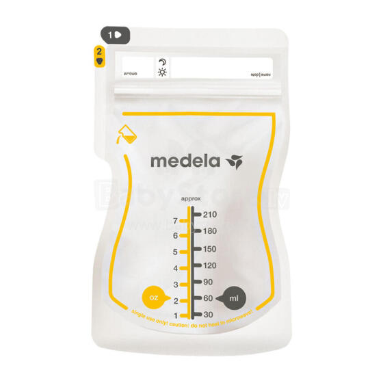 Medela Breast Milk Storage Bags Art.262593 Maisiņi piena sasaldēšanai un uzglabāšanai,50 gab 210ml