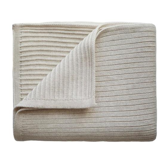 Mushie Knitted Baby Blanket  Art.2180347 Beige Melange