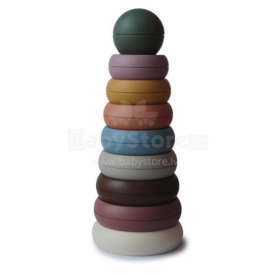 Mushie  Ringtower Art.2420327 Bērna piramīda