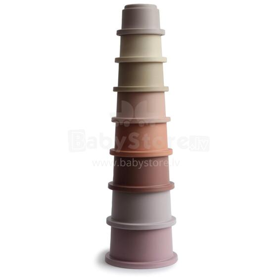Mushie Stacking Cup Art.2400293 Petal  pyramid of cups