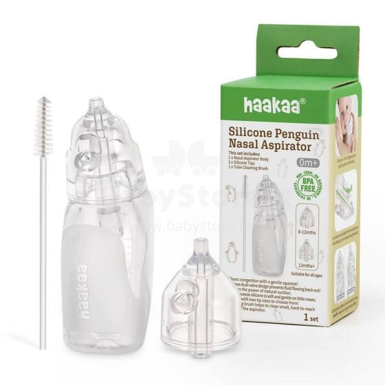 Haakaa Silicone Penguin Nasal Aspirator - Pro Art.SGE070 Аспиратор для носа