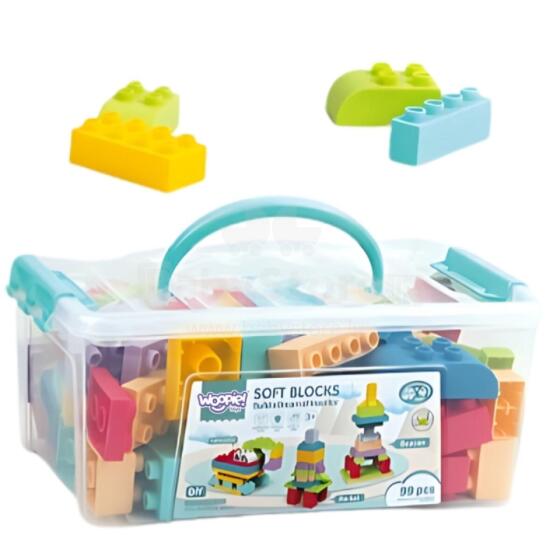 WOOPIE Soft Blocks Set 99 Pieces in a Box