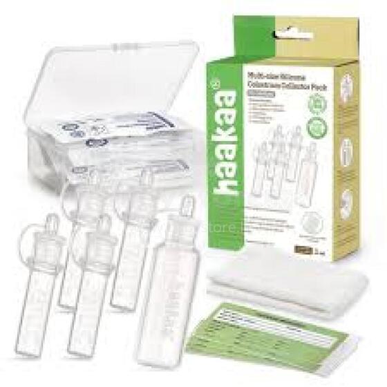 Haakaa Silicone Colostrum Collector Pack Art.MHK159   Силиконовый контейнер для сбора молозива ,1 шт/20 мл+4 шт./4 мл