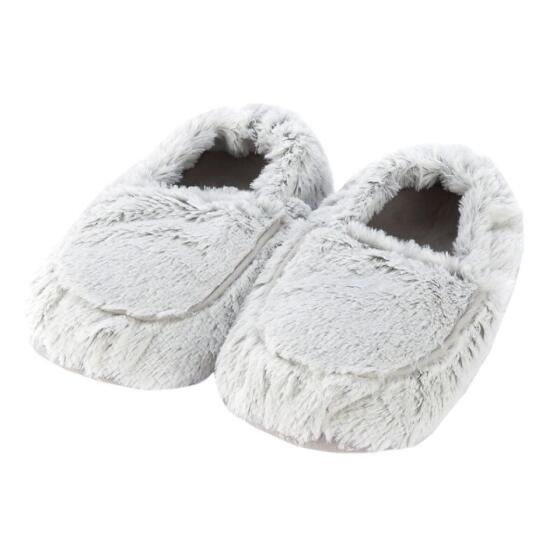 Warmies - Heatable Slippers - Grey Marshmallow