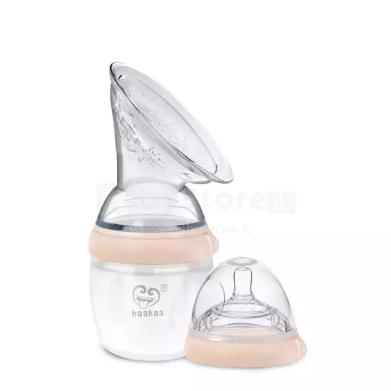 Haakaa Breast Pump Gen.3 Art.GBHK022-P Peach Mолокоотсос для сбора грудного молока +соска для кормления,160мл