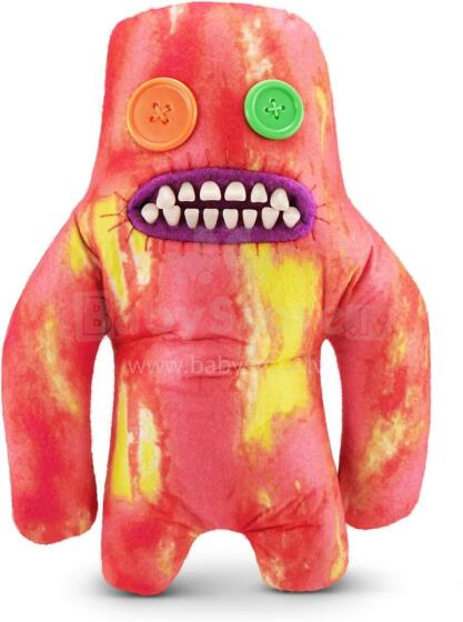 Fuggler Laboratory Misfits by ZURU Funny Ugly Monster Plush Collectible Toy - Sasquoosh - red and yellow, kids soft toy
