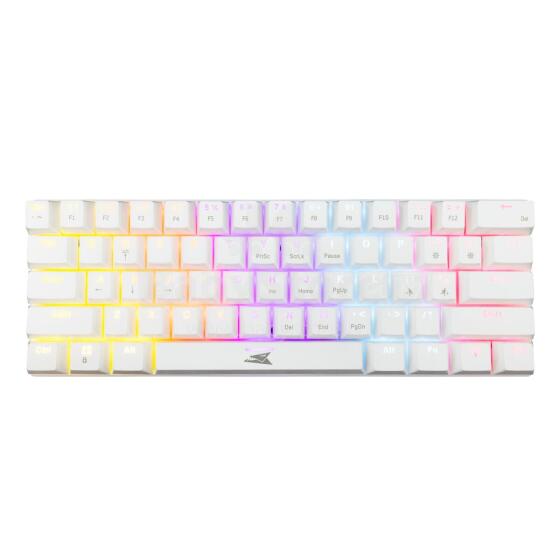 Baracuda BGK-03221 Dolphin White US Mechanical Blue Switches
