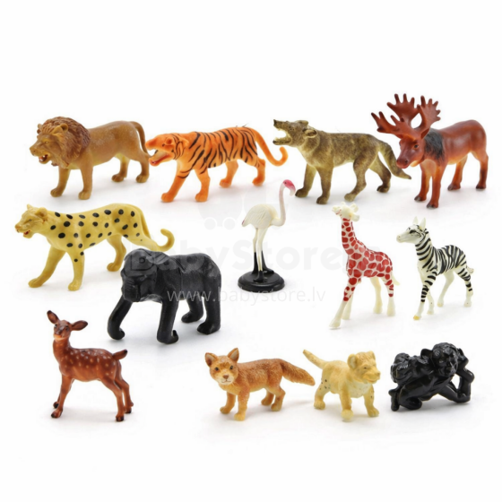 Wild Animals Art.Q7308 Фигурка Животного,1 шт
