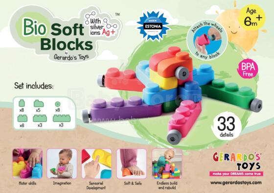 Gerardo's Toys Art.264141 Набор мягких кубиков,33шт