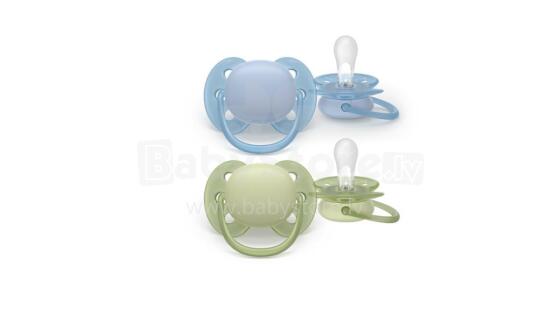 AVENT SCF091/37 Soother STHR AIR 0-6 blue/olive