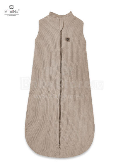 KIECZMERSKI Sleeping Bag for All-Year Use MIMINU SOFT TEDDY 2.5 TOG mocha 62/76cm 3-12m
