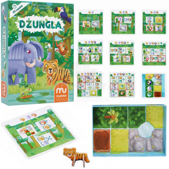 GRA DŻUNGLA 60 ZAGADEK
