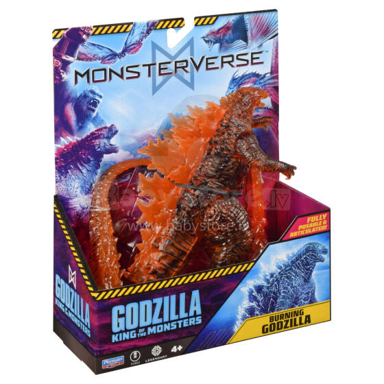 GODZILLA figure 6" Burning Godzilla, 35217