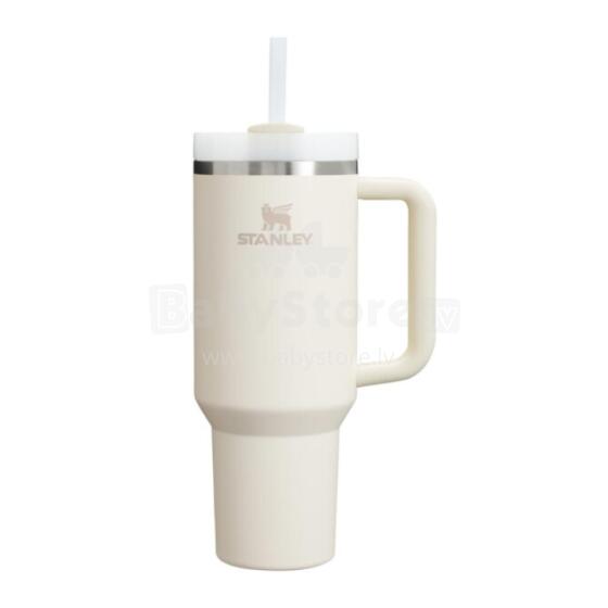 Thermo mug with straw The Quencher H2.O FlowState Tumbler 1.18L in cream 2.0