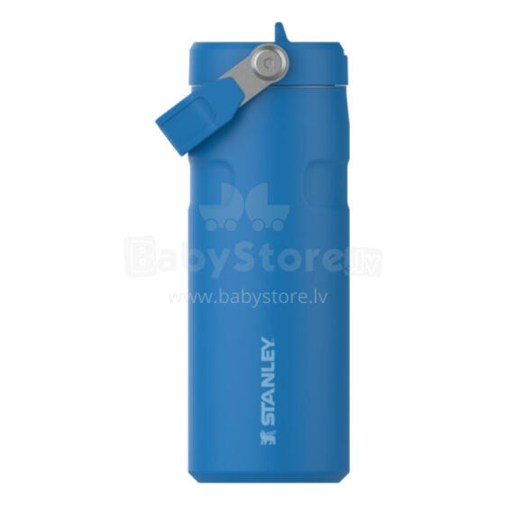 Thermos bottle with straw The IceFlow Bottle Flip Straw 2.0 0.47L blue