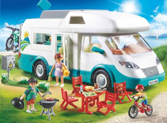 PLAYMOBIL Ģimenes kemperis 70088