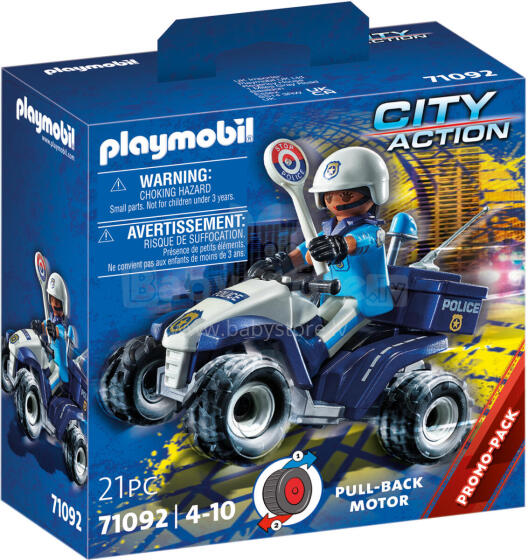 PLAYMOBIL Police - Speed Quad 71092