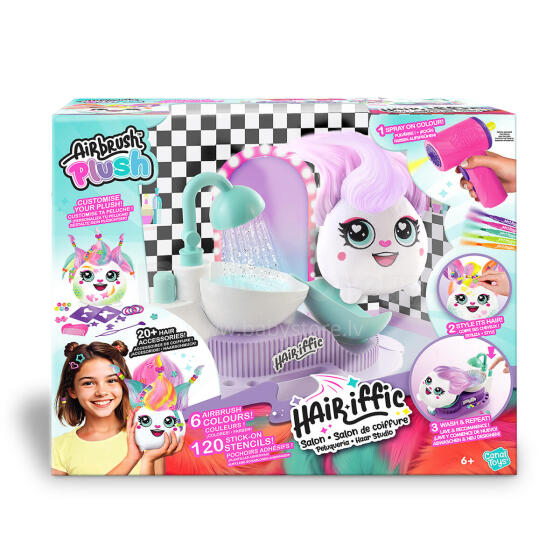 AIRBRUSH PLUSH Hair´Iffic игровой набор Парикмахерский салон
