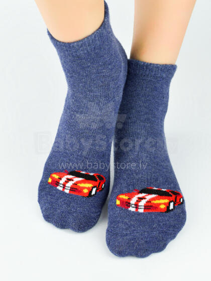 NOVITI SB009-B-02 Cotton ABS Socks with Silicone for Boys 15/18