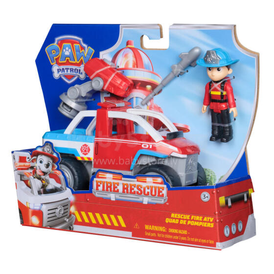 PAW PATROL transportlīdzeklis Fire Rescue Ryder, 6073897