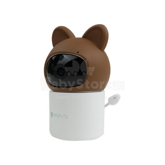MARY'S MW61443 Rotating Electronic Nanny Camera Bear Brown WIFI TUYA