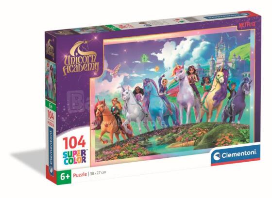 CLEMENTONI puzle Unicorn Academy, 104 gab., 25091